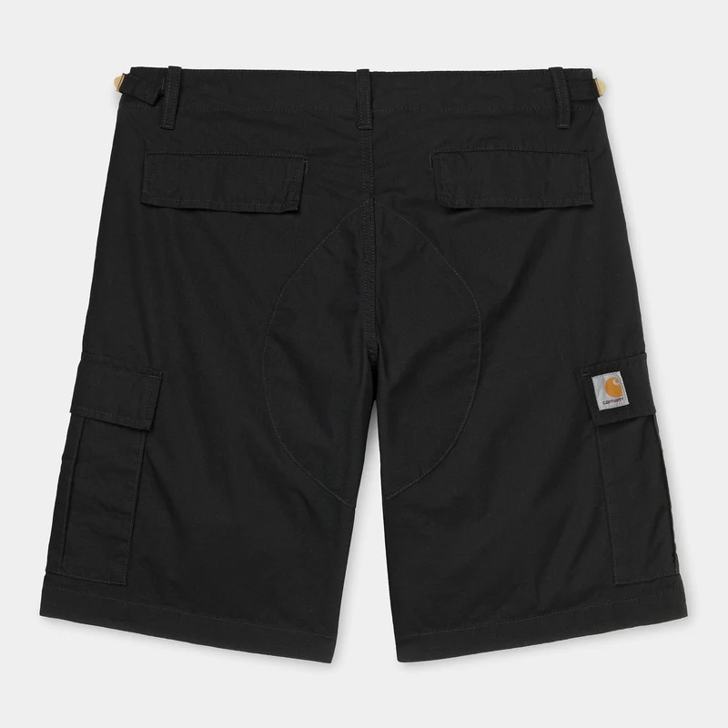 Carhartt WIP Herr Aviation Shorts | Svarta Sköljda