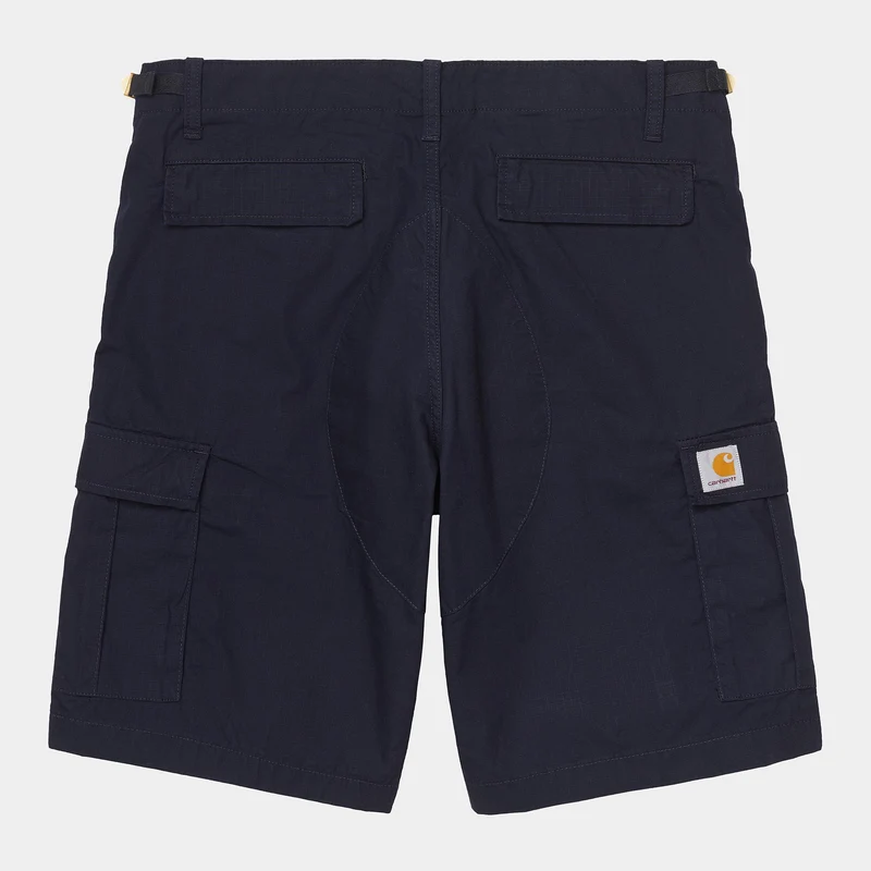 Carhartt WIP Herr Aviation Shorts | Mörkblå Sköljda