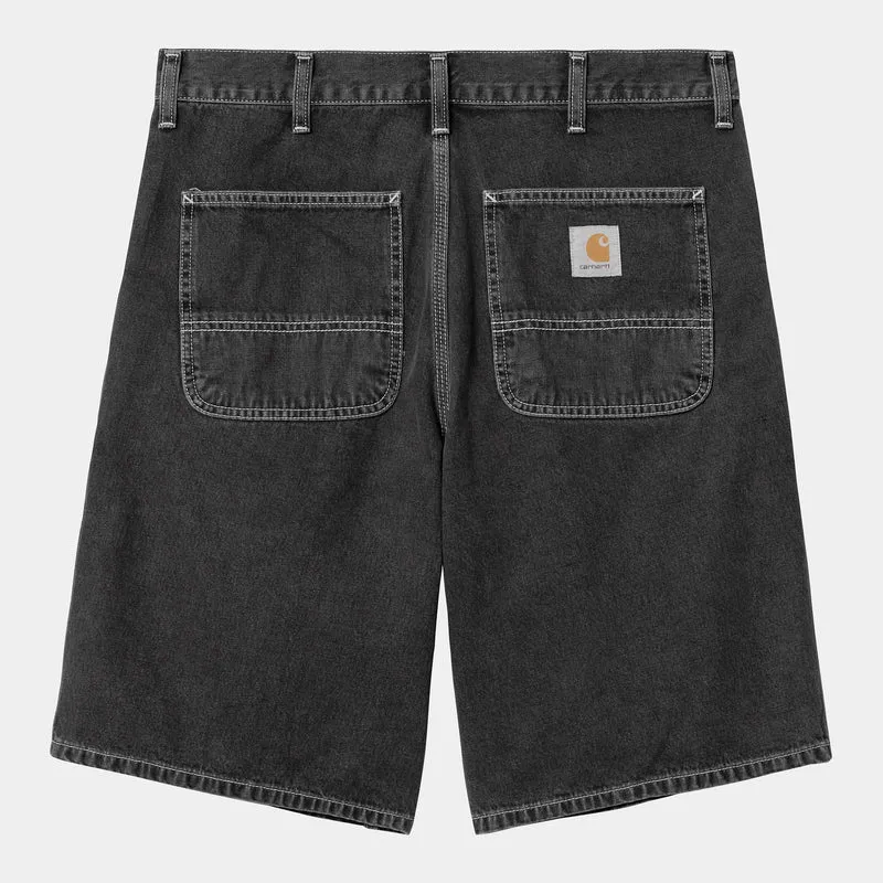 Carhartt WIP Enkla Norco Denimshorts Herr | Svarta, kraftiga stentvättade