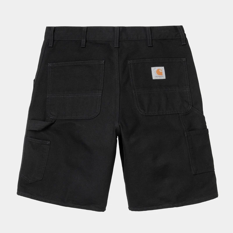 Carhartt WIP Herr Single Knee Kort | Svart sköljd