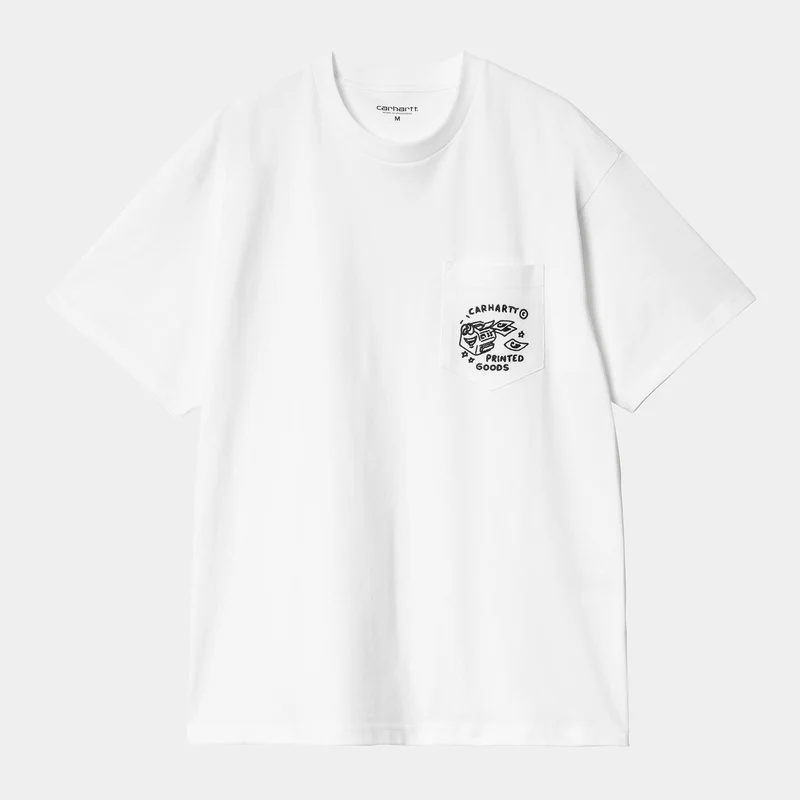 Carhartt WIP Herr Fragments Pocket T-shirt | Vit