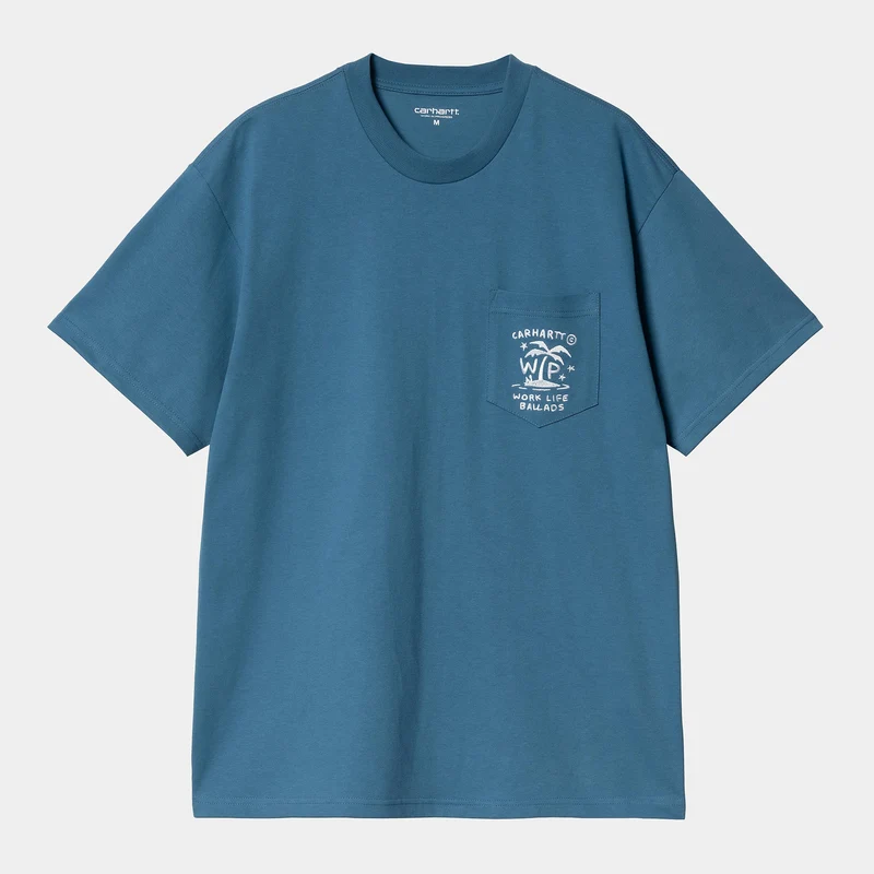 Carhartt WIP Herr T-shirt med fickor och Fragments-motiv | Sodalite