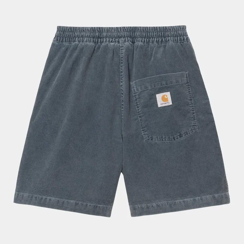 Carhartt WIP Reynold Forsyth manchestershorts för män | Mörkblå, mörktvättad