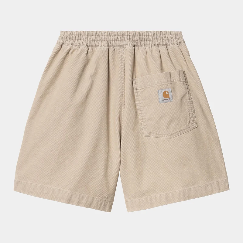 Carhartt WIP Reynold Forsyth manchestershorts för män | Mörkbeige, mörktvättade