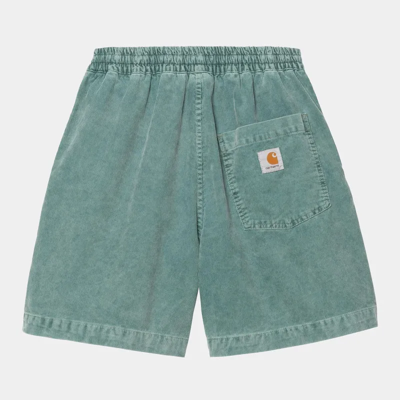 Carhartt WIP Reynold Forsyth manchestershorts för män | Silver Pine Dusky Washed