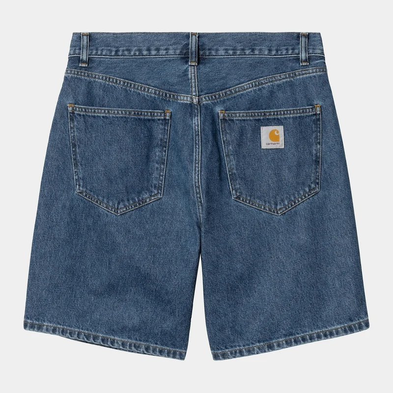 Carhartt WIP Nolan Marshfield Denimshorts Herr | Blå Heavy Stone Wash