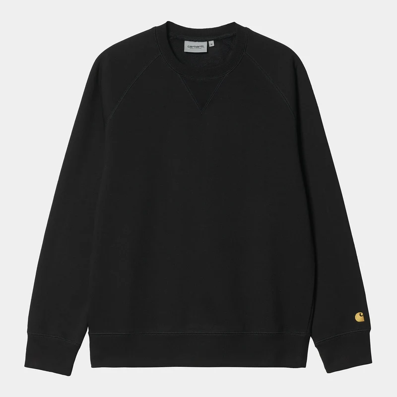 Carhartt WIP Chase Sweat Top för män - Svart