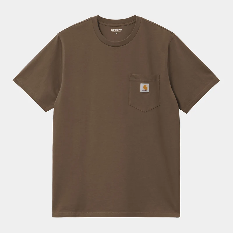 Carhartt WIP Pocket T-shirt för män - Coconut
