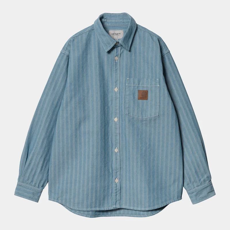 Carhartt WIP Herr Menard Skjorta Jacka - Blå