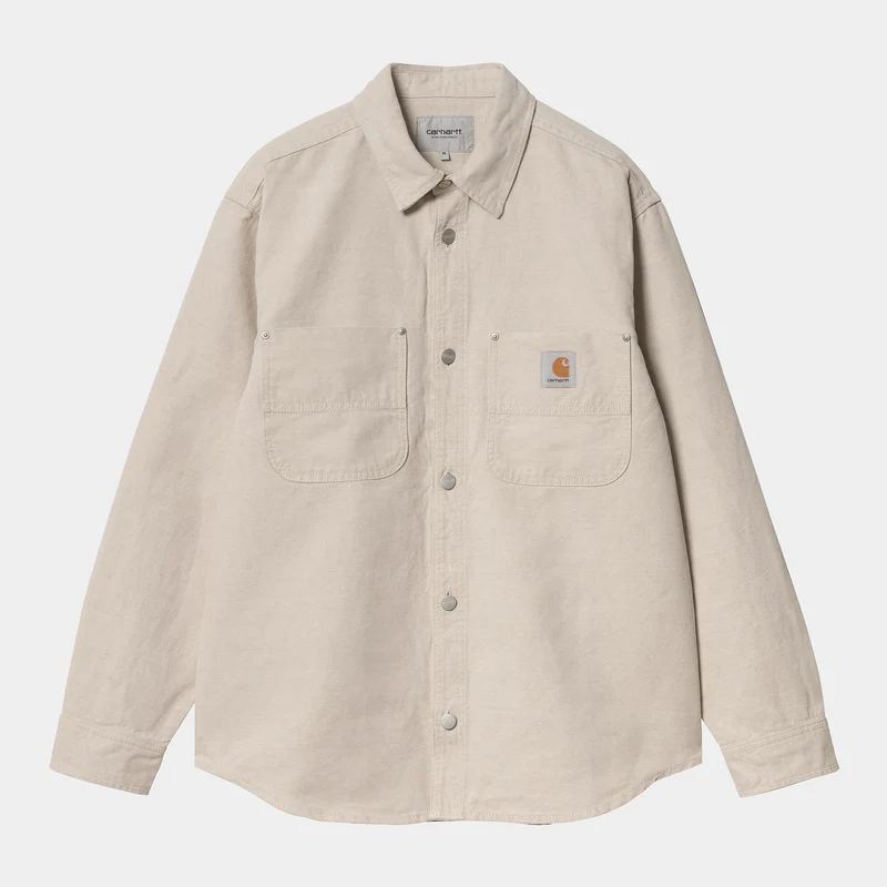 Carhartt WIP Herr Walter Skjortjacka - Natursköljd