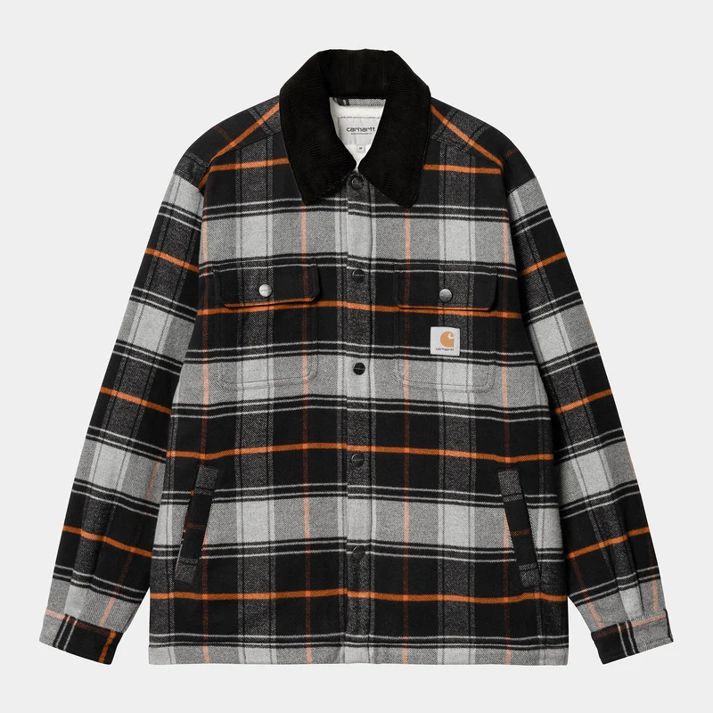 Carhartt WIP Baris Shirt Jacka för män - Svart