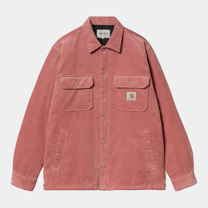 Carhartt WIP Whitsome Shirt Jacka för män - Dusty Rose
