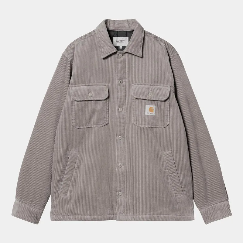 Carhartt WIP Whitsome Shirt Jacka för män - Misty Grey