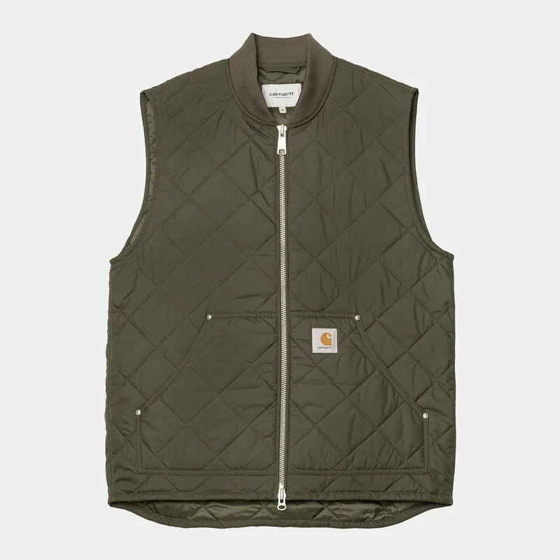 Carhartt WIP Herr Myton Liner Vest - Office Green