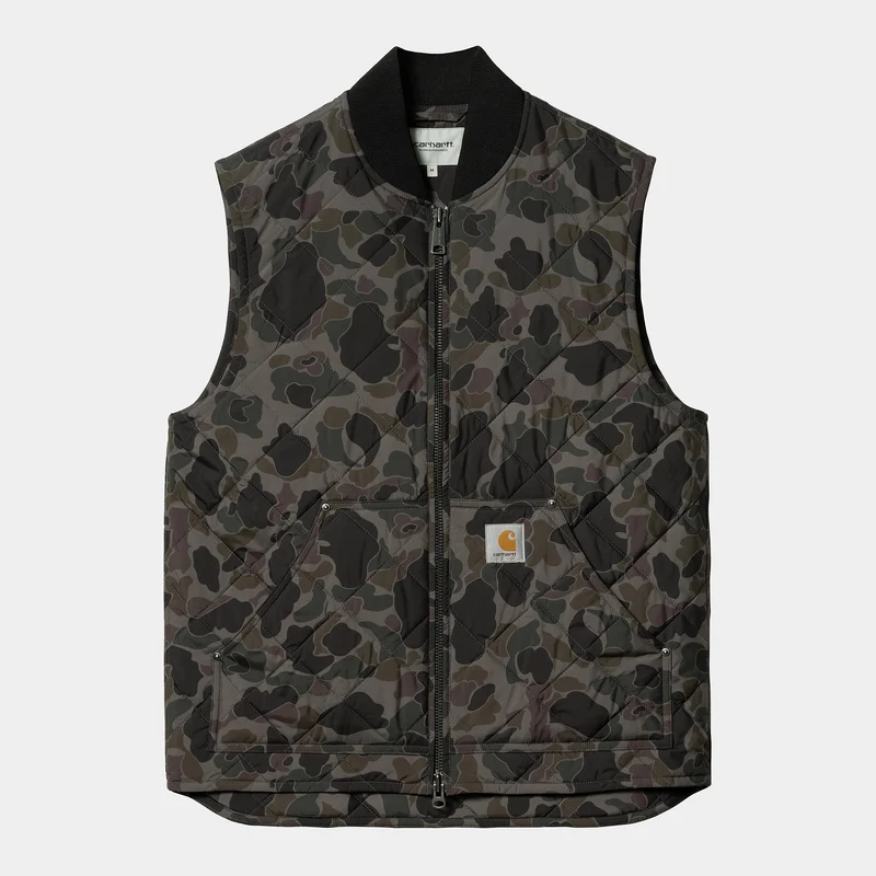 Carhartt WIP Herr Myton Liner Vest - Camo Duck Grey