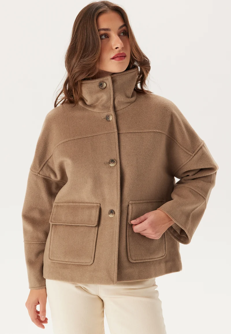 Cropped Wool Jacket