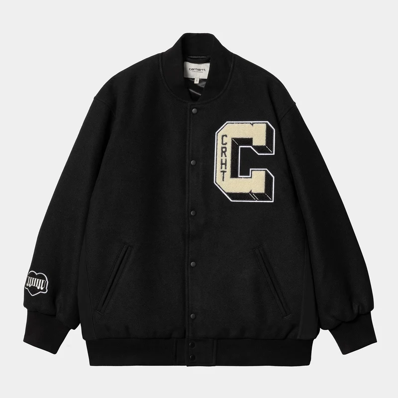 Carhartt WIP Dam Brown Ducks Bomberjacka - Svart
