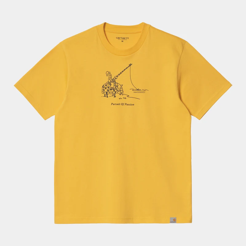 Carhartt WIP Kortärmad tornerspels-T-shirt för män - Popsicle