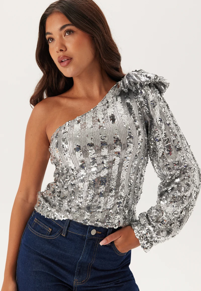 Vmefi One Shoulder Ls Top