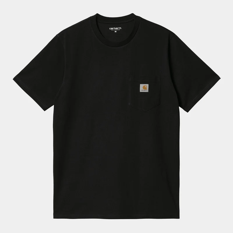 Carhartt WIP Kortärmad fick-T-shirt för män - mörk marinblå