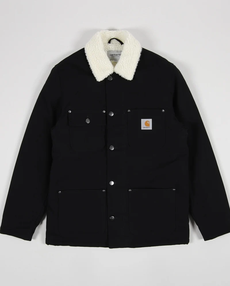 Carhartt WIP Fairmount ekologisk bomullsjacka för män - Svart