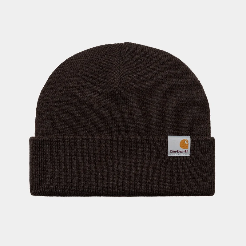 Carhartt WIP Unisex Stratus Low Beanie - Dark Umber