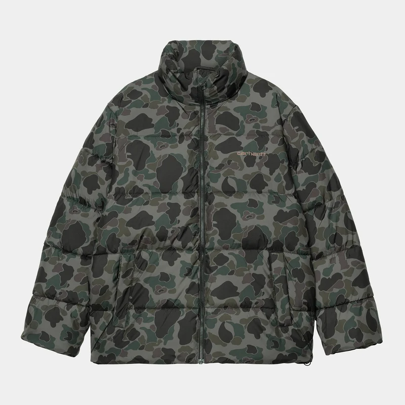Carhartt WIP Springfield jacka för män - Camo Duck Grey