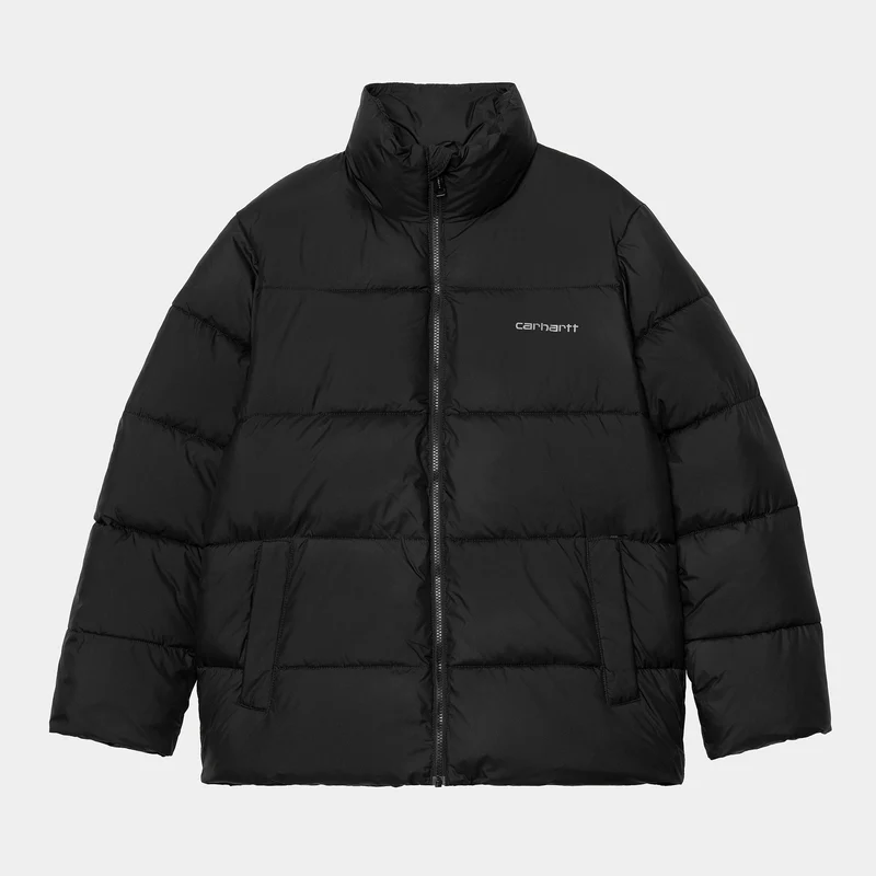 Carhartt WIP Springfield jacka för män - Svart / Misty Grey