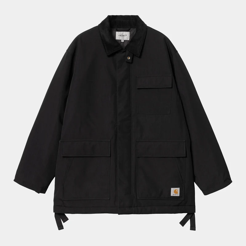 Carhartt WIP Clarton Coat Jacka för män - Svart