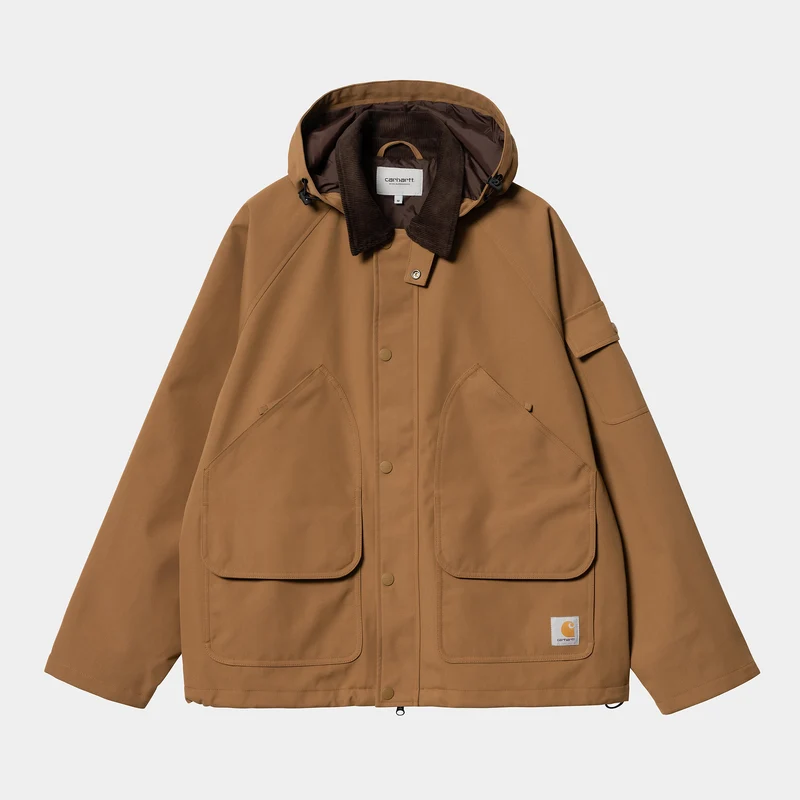 Carhartt WIP Clarton jacka för män - Hamilton Brown