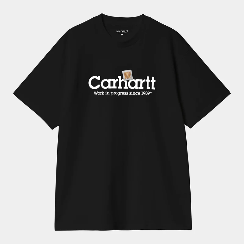 Carhartt WIP Män Label Script T-shirt - Svart