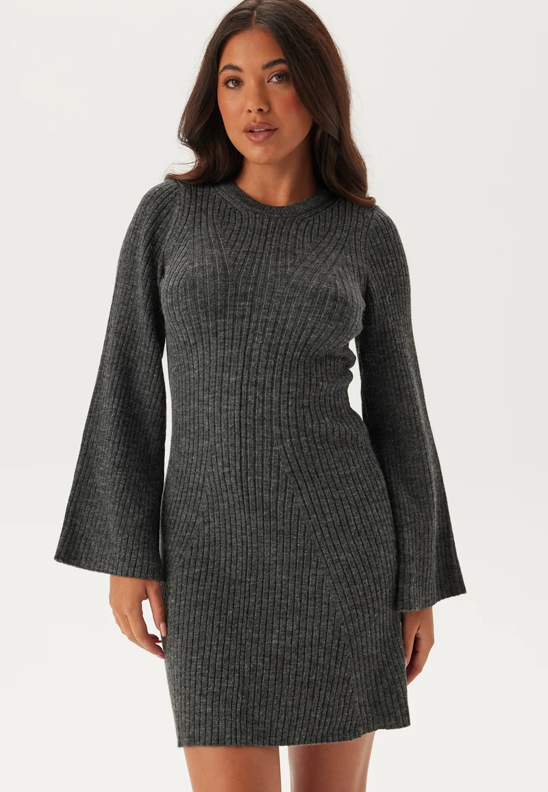 Onlmonica Ls O-neck Dress Knt