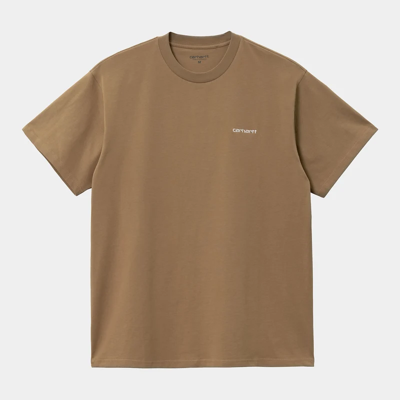 Carhartt WIP Man Script Broderi Kortärmad T-shirt - Buffalo