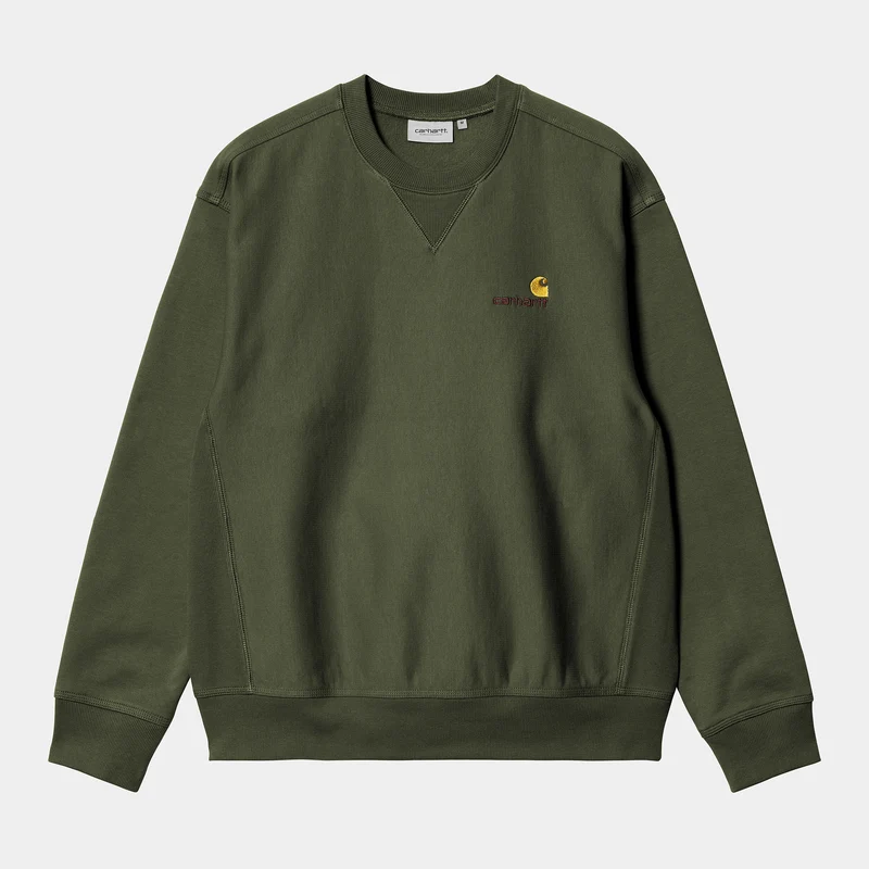 Carhartt WIP Herr American Script Träningströja - Dragon
