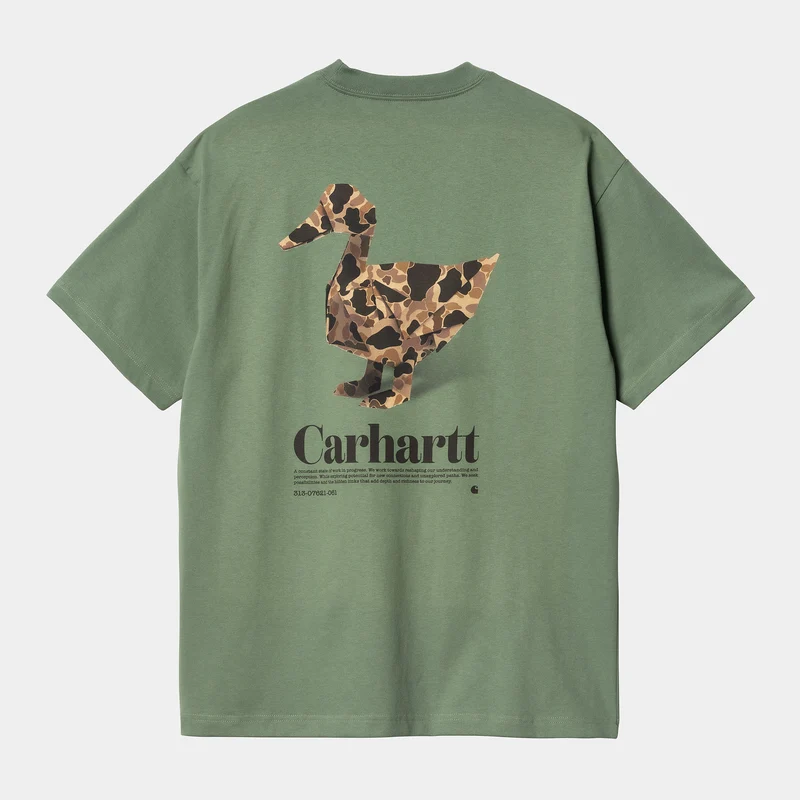 Carhartt WIP Man Fold Duck T-Shirt - Duck Green