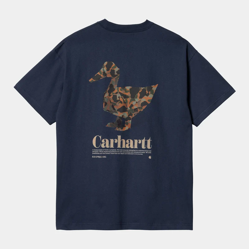 Carhartt WIP Man Fold Duck T-shirt - Air Force Blue