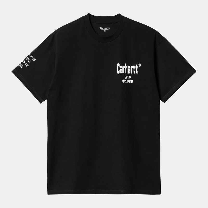 Carhartt WIP Mens Home Kortärmad Ekologisk T-shirt - Svart