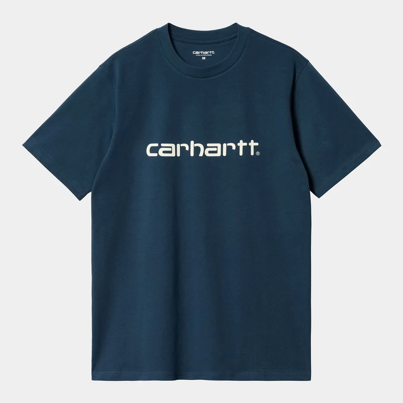 Carhartt WIP Man Script kortärmad T-shirt - Squid