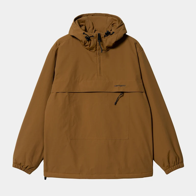 Carhartt WIP Windbreaker Pullover Jacka för män - Deep Hamilton Brown