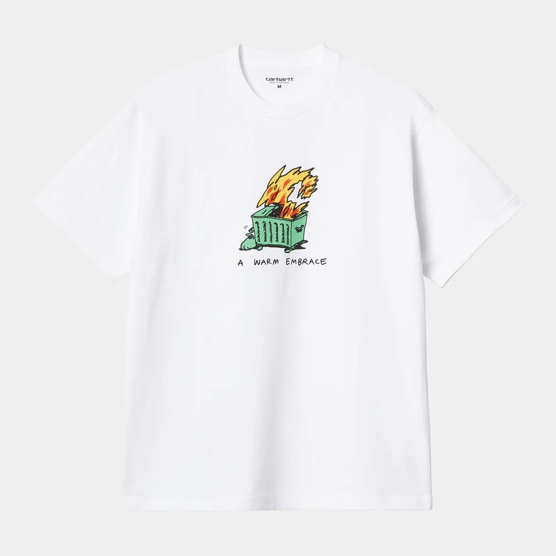 Carhartt WIP Warm Embrace T-shirt för män - Vit