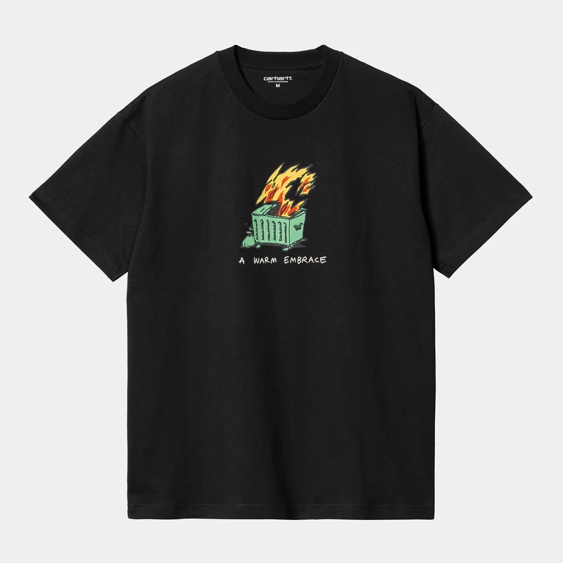 Carhartt WIP Warm Embrace T-shirt för män - Svart