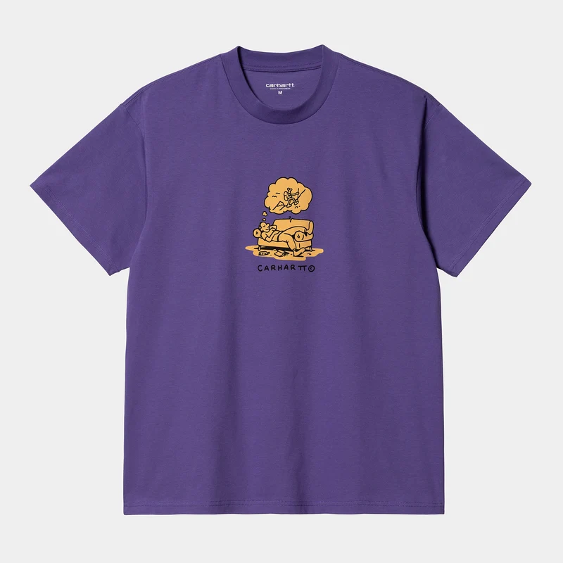 Carhartt WIP Kortärmad herr T-shirt på andra sidan - Arrenga