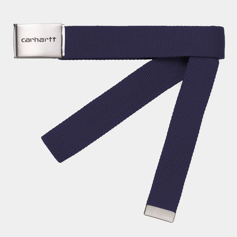Carhartt WIP Unisex krom Clip-bälte - Cassis