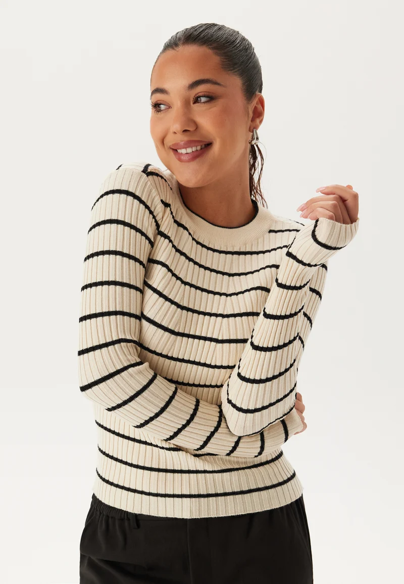 Pccrista LS O-Neck Knit