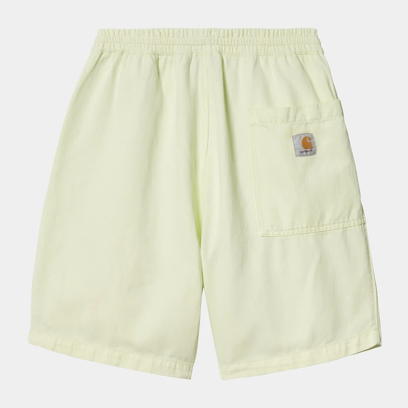 Carhartt WIP Rainer Shawnee Herringbone Shorts Herr | Air Green Garment Dyed