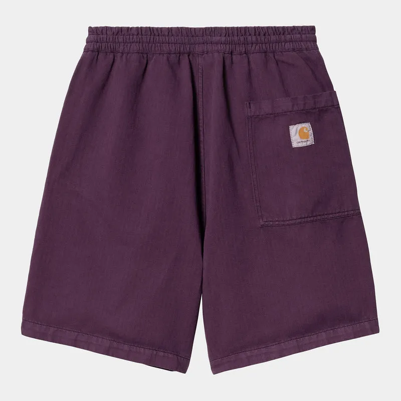 Carhartt WIP Rainer Shawnee Herringbone Shorts Herr | Huckleberry Garment Dyed