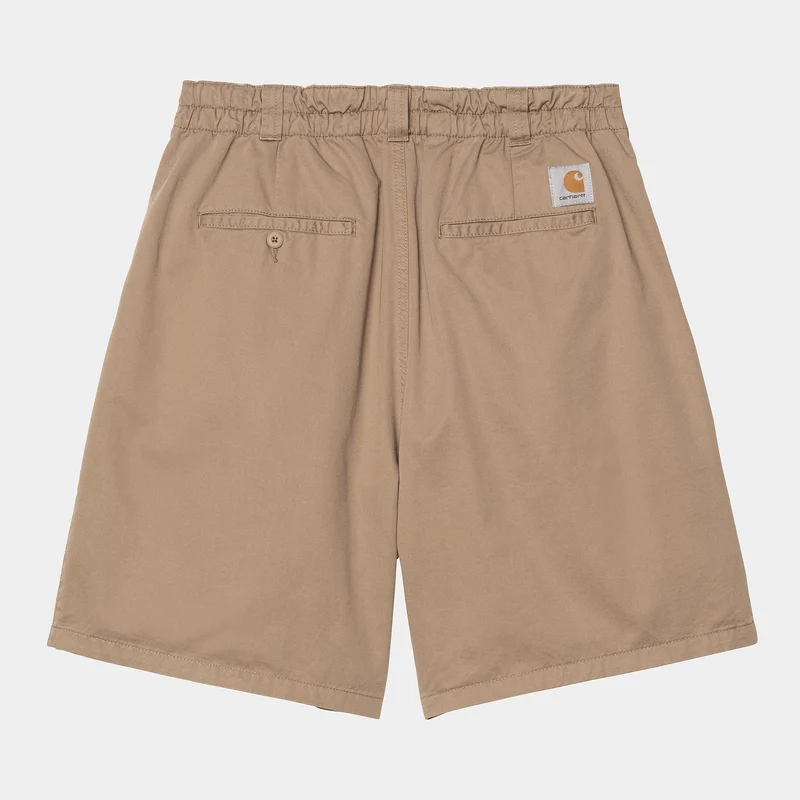 Carhartt WIP Herr Marv Lenexa Twill Shorts | Stentvättat Läder