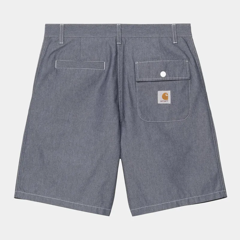 Carhartt WIP Herr Blake Shorts | Blå Sköljda