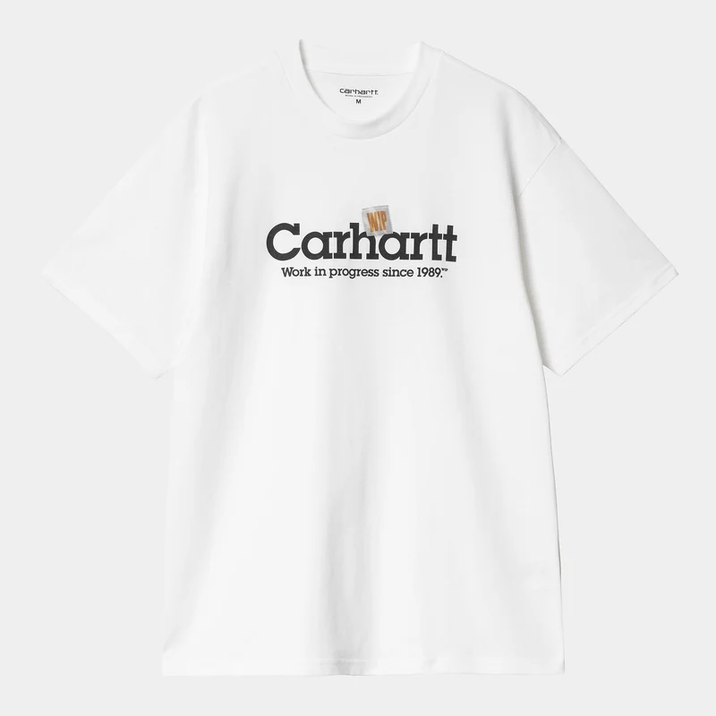 Carhartt WIP Herr T-shirt med etikett | Vit