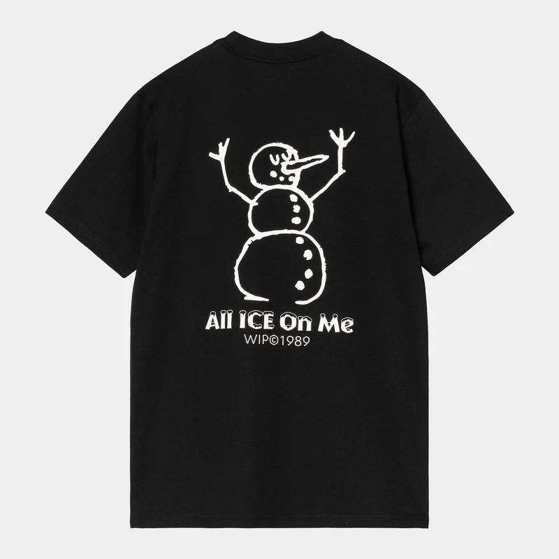Carhartt WIP Herr Is-T-shirt | Svart